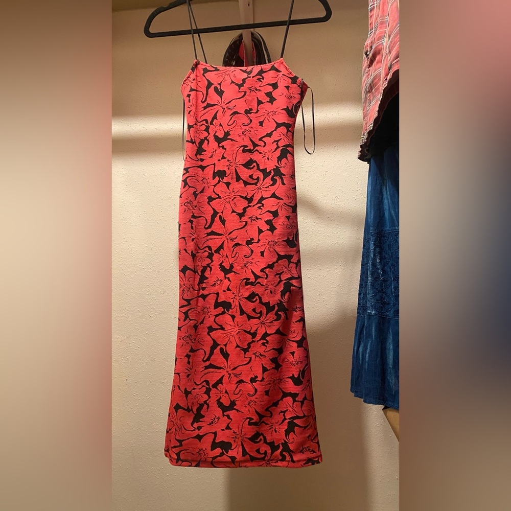 flattering bodycon dress with a slit in the back
